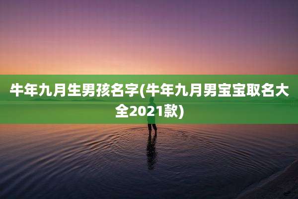 牛年九月生男孩名字(牛年九月男宝宝取名大全2021款)