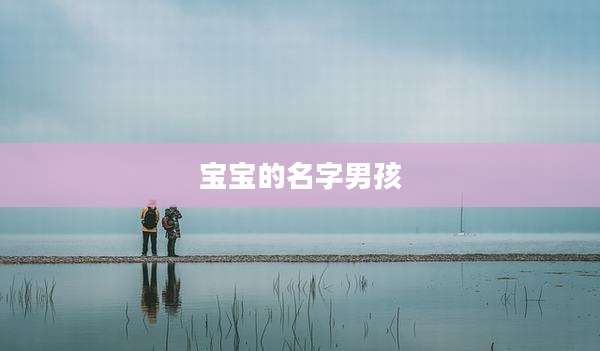 宝宝的名字男孩