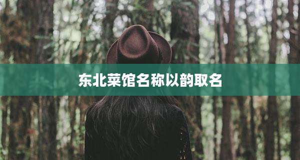 东北菜馆名称以韵取名