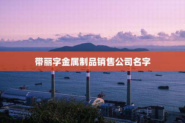 带丽字金属制品销售公司名字