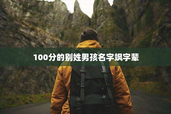 100分的别姓男孩名字飒字辈