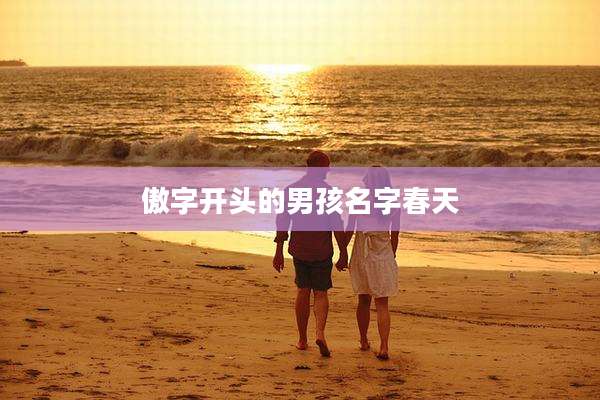 傲字开头的男孩名字春天