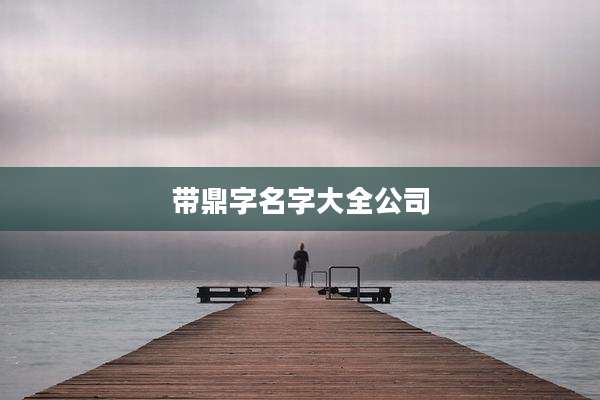 带鼎字名字大全公司