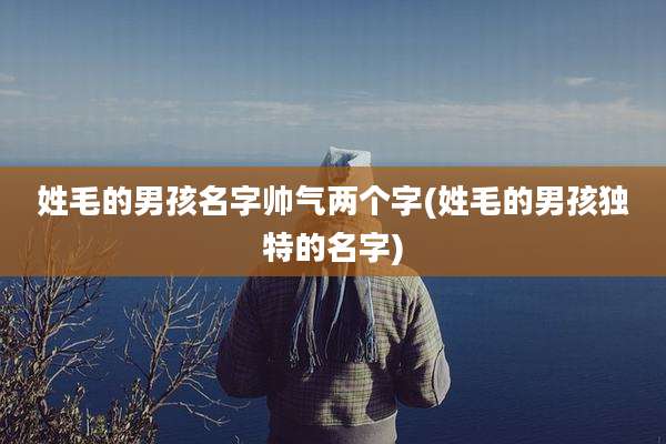 姓毛的男孩名字帅气两个字(姓毛的男孩独特的名字)