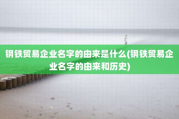 钢铁贸易企业名字的由来是什么(钢铁贸易企业名字的由来和历史)