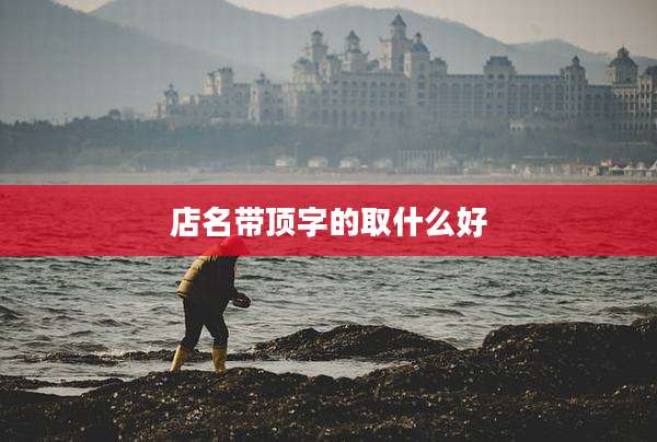 店名带顶字的取什么好