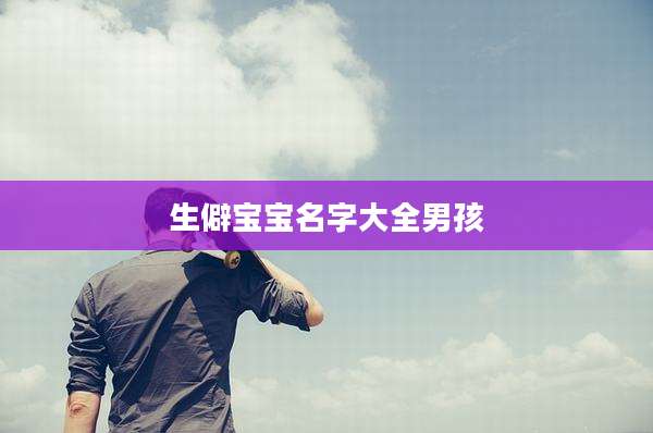 生僻宝宝名字大全男孩
