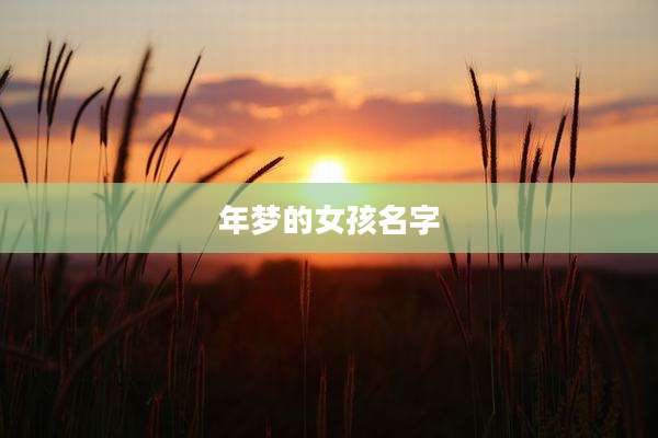 年梦的女孩名字