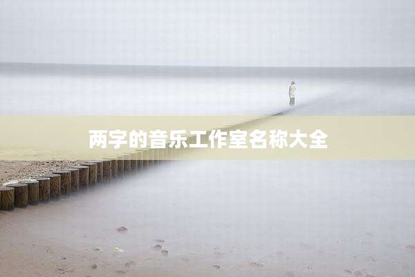 两字的音乐工作室名称大全