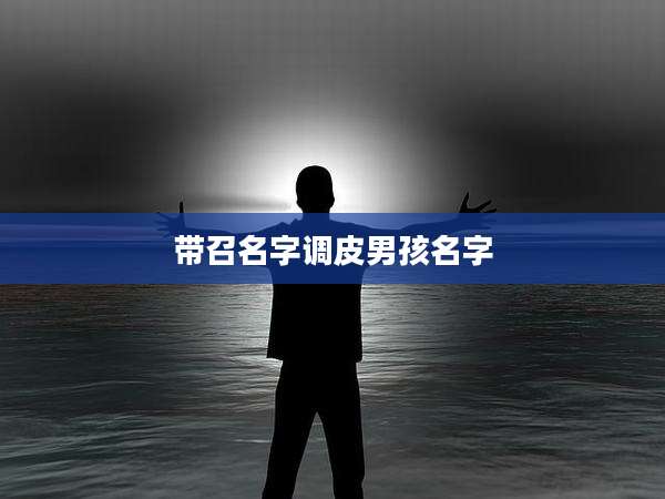 带召名字调皮男孩名字