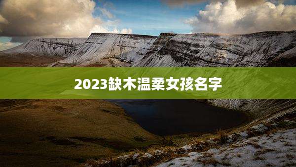 2023缺木温柔女孩名字