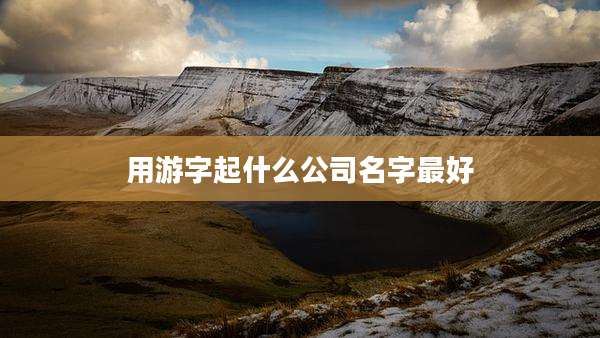 用游字起什么公司名字最好