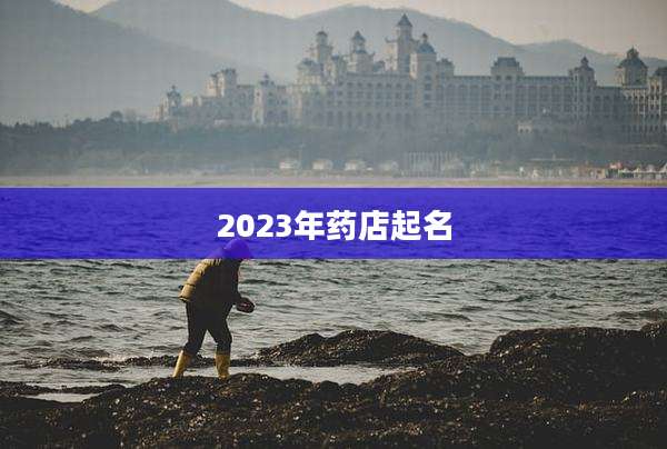 2023年药店起名