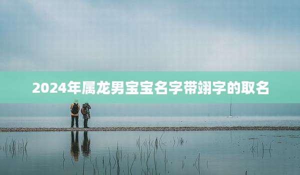 2024年属龙男宝宝名字带翊字的取名