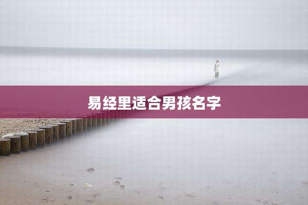 易经里适合男孩名字