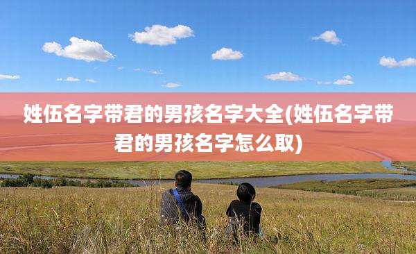 姓伍名字带君的男孩名字大全(姓伍名字带君的男孩名字怎么取)