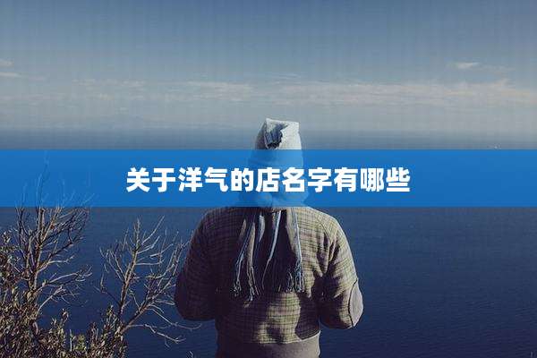 关于洋气的店名字有哪些