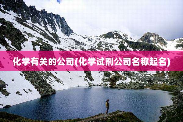 化学有关的公司(化学试剂公司名称起名)