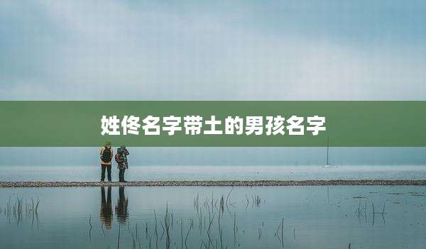 姓佟名字带土的男孩名字
