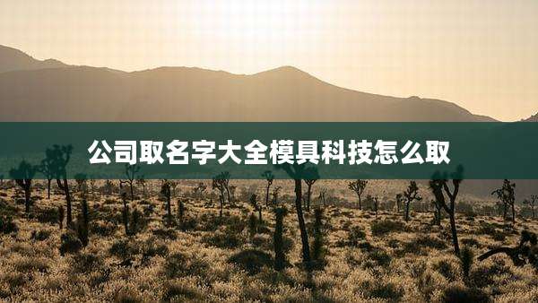 公司取名字大全模具科技怎么取