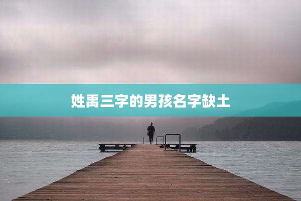 姓禹三字的男孩名字缺土