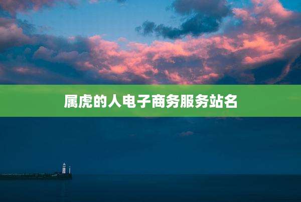属虎的人电子商务服务站名
