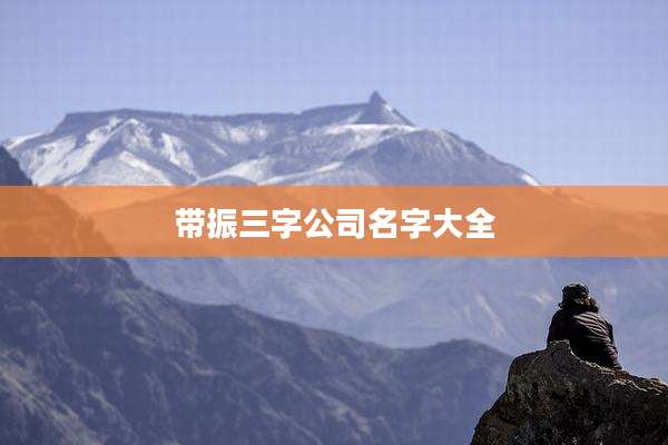 带振三字公司名字大全