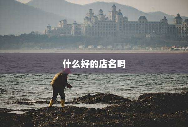 什么好的店名吗