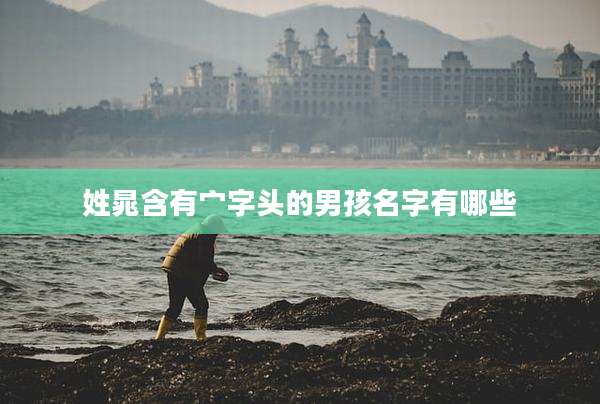 姓晁含有宀字头的男孩名字有哪些