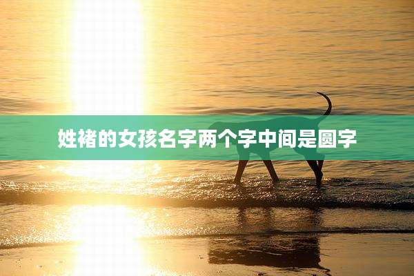 姓褚的女孩名字两个字中间是圆字