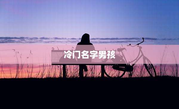 冷门名字男孩