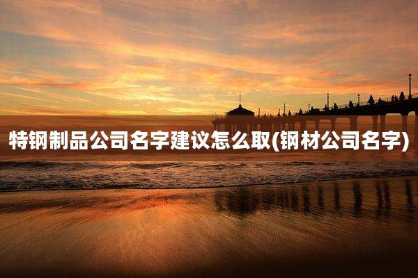 特钢制品公司名字建议怎么取(钢材公司名字)