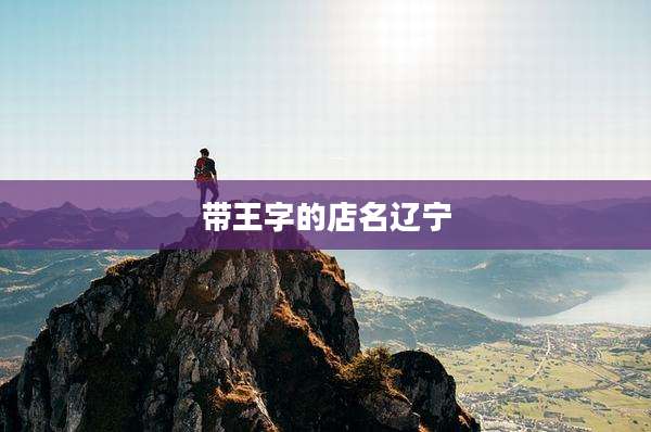 带王字的店名辽宁