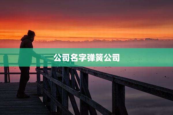 公司名字弹簧公司