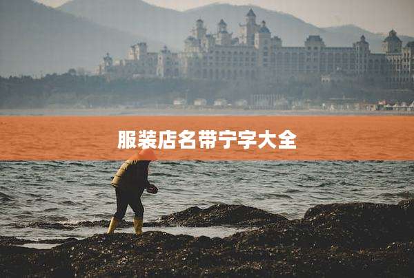 服装店名带宁字大全