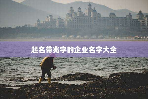 起名带兆字的企业名字大全