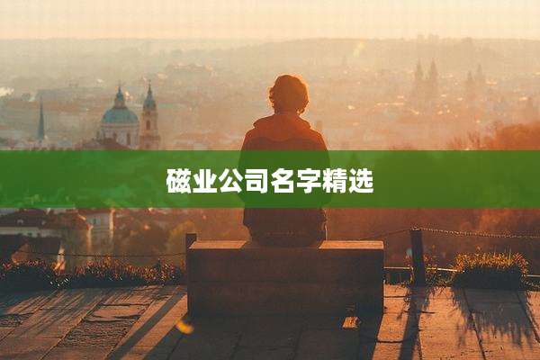 磁业公司名字精选