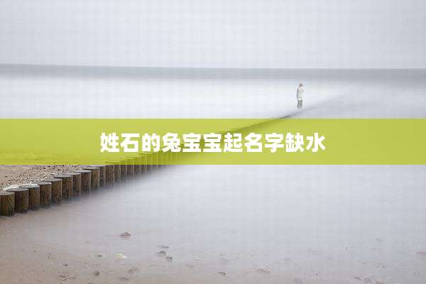 姓石的兔宝宝起名字缺水