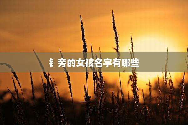 钅旁的女孩名字有哪些