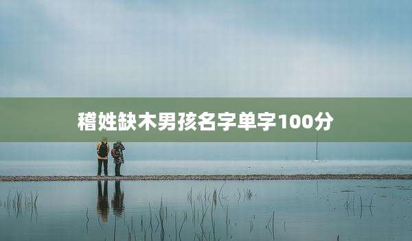 稽姓缺木男孩名字单字100分