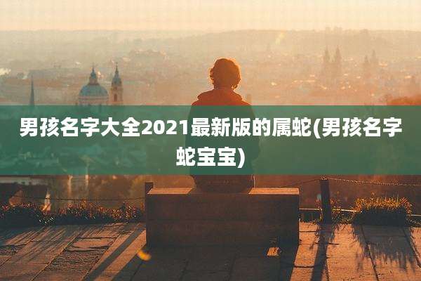 男孩名字大全2021最新版的属蛇(男孩名字蛇宝宝)