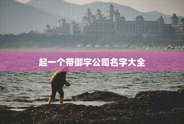 起一个带御字公司名字大全