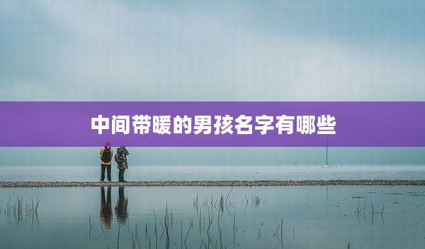 中间带暖的男孩名字有哪些