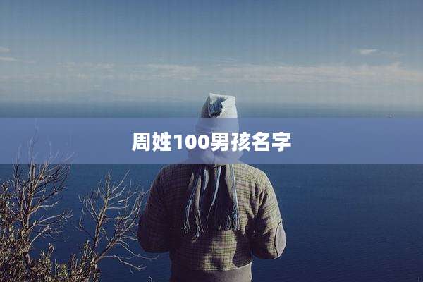 周姓100男孩名字