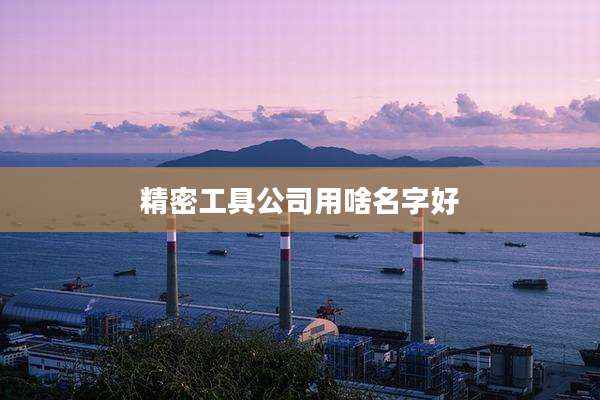 精密工具公司用啥名字好