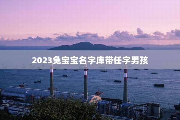 2023兔宝宝名字库带任字男孩