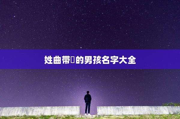 姓曲带彧的男孩名字大全