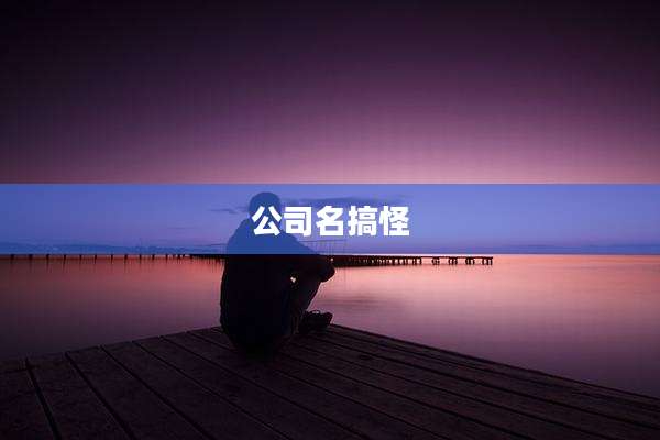 公司名搞怪