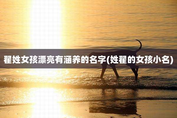 翟姓女孩漂亮有涵养的名字(姓翟的女孩小名)
