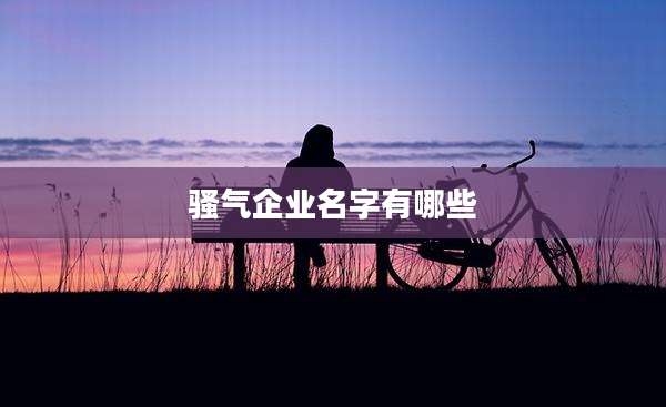 骚气企业名字有哪些